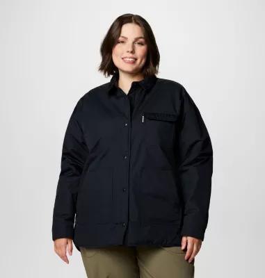 Columbia Womens Longhorn Ridge Reversible Shirt Jacket - Plus Size- Product Image