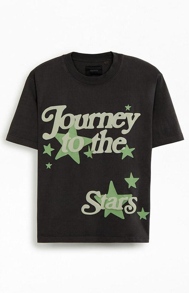 Men's Journey To The Stars Washed Oversized T-Shirt Product Image