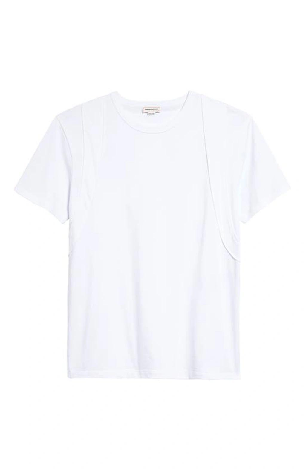 White Harness T-shirt In Bianco Product Image