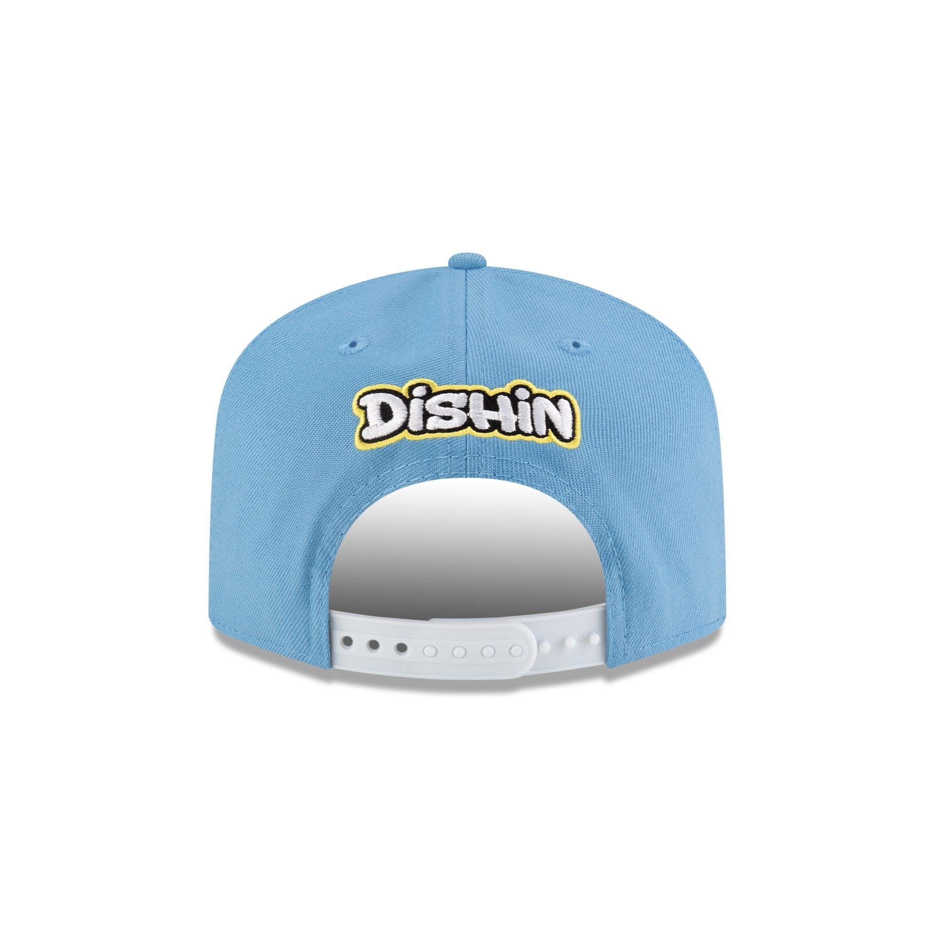 DISHIN® Sky Blue 9FIFTY A-Frame Snapback Hat Male Product Image