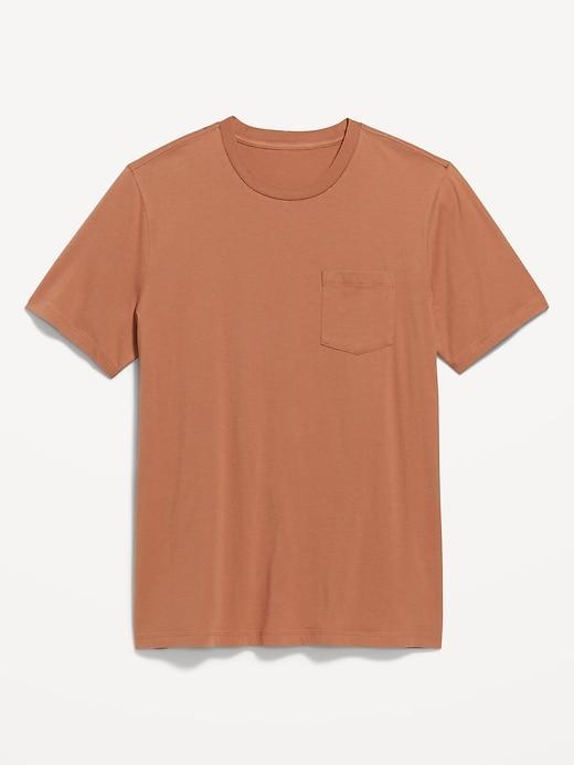 Crew-Neck Pocket T-Shirt Product Image