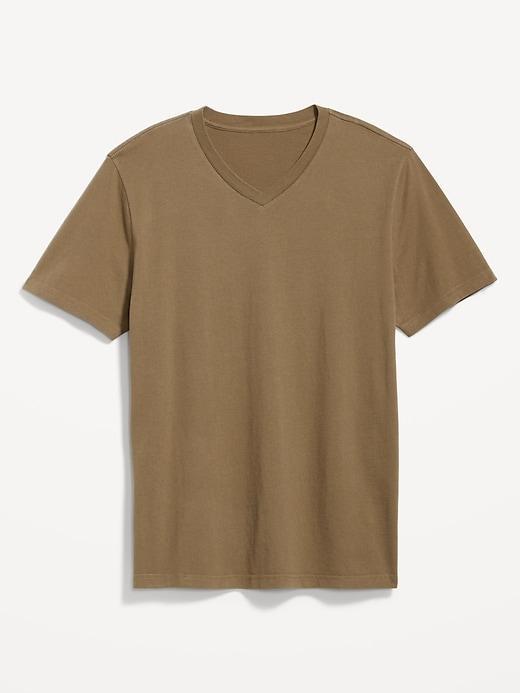 Soft-Washed V-Neck T-Shirt Product Image