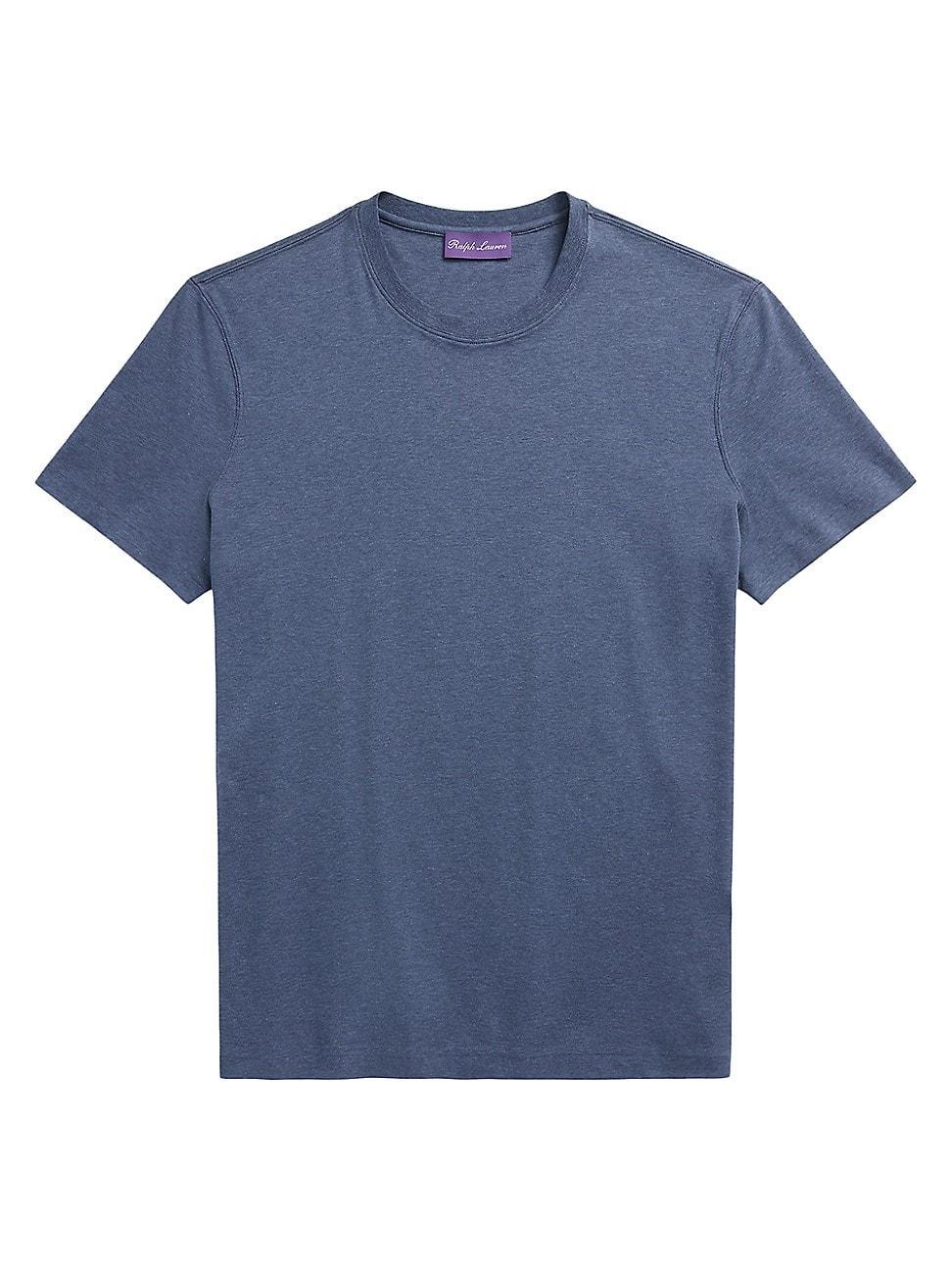 Mens Interlock Cotton Crewneck T-Shirt Product Image