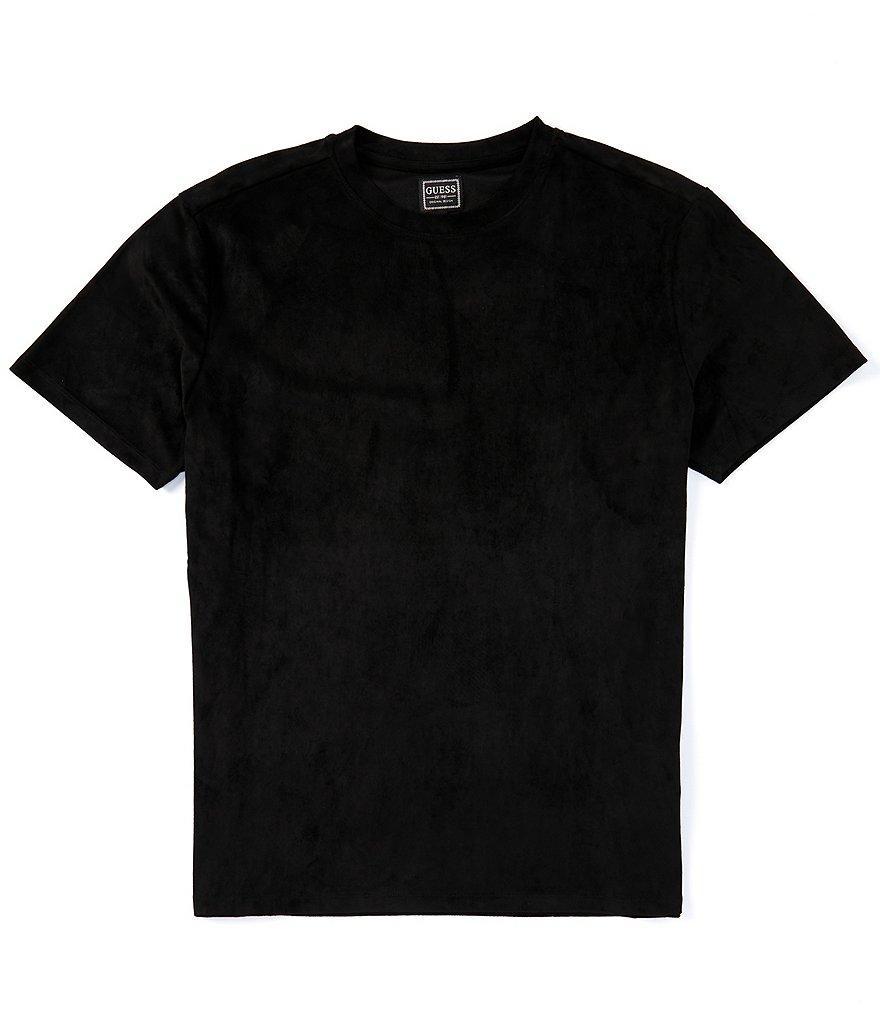 Guess Short Sleeve Garrett Faux Suede T-Shirt product image