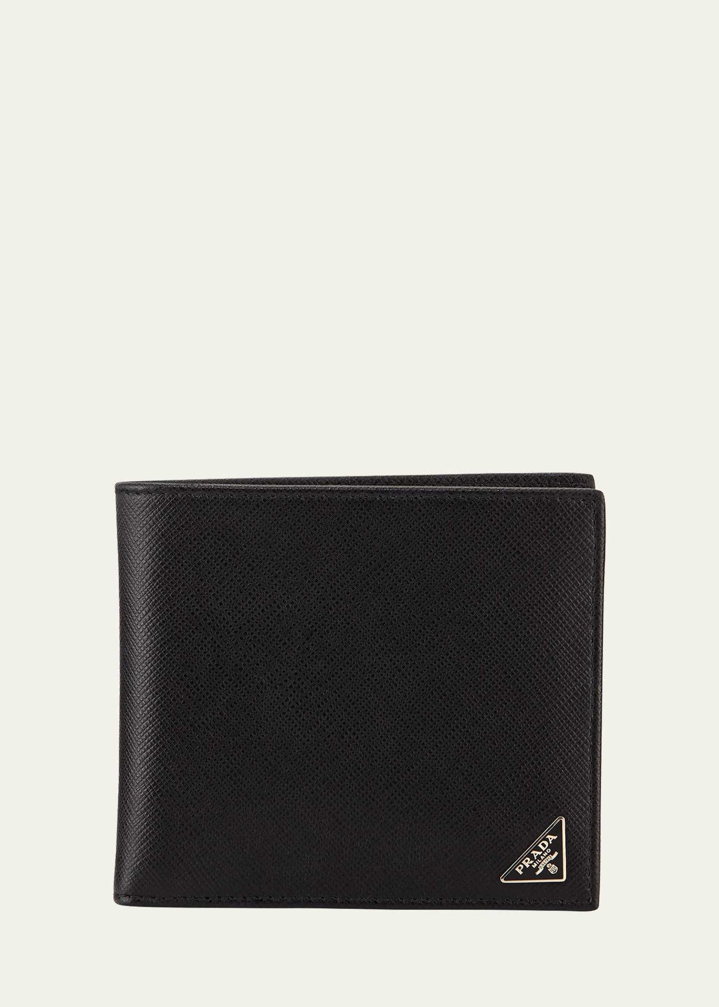 Mens Saffiano Leather Wallet Product Image