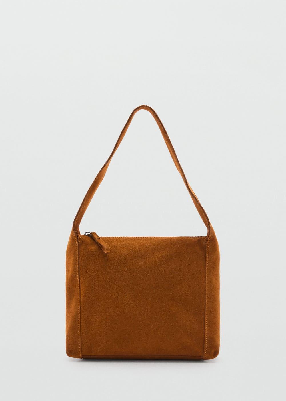 MANGO shoulder bag leather - One size - Women Product Image