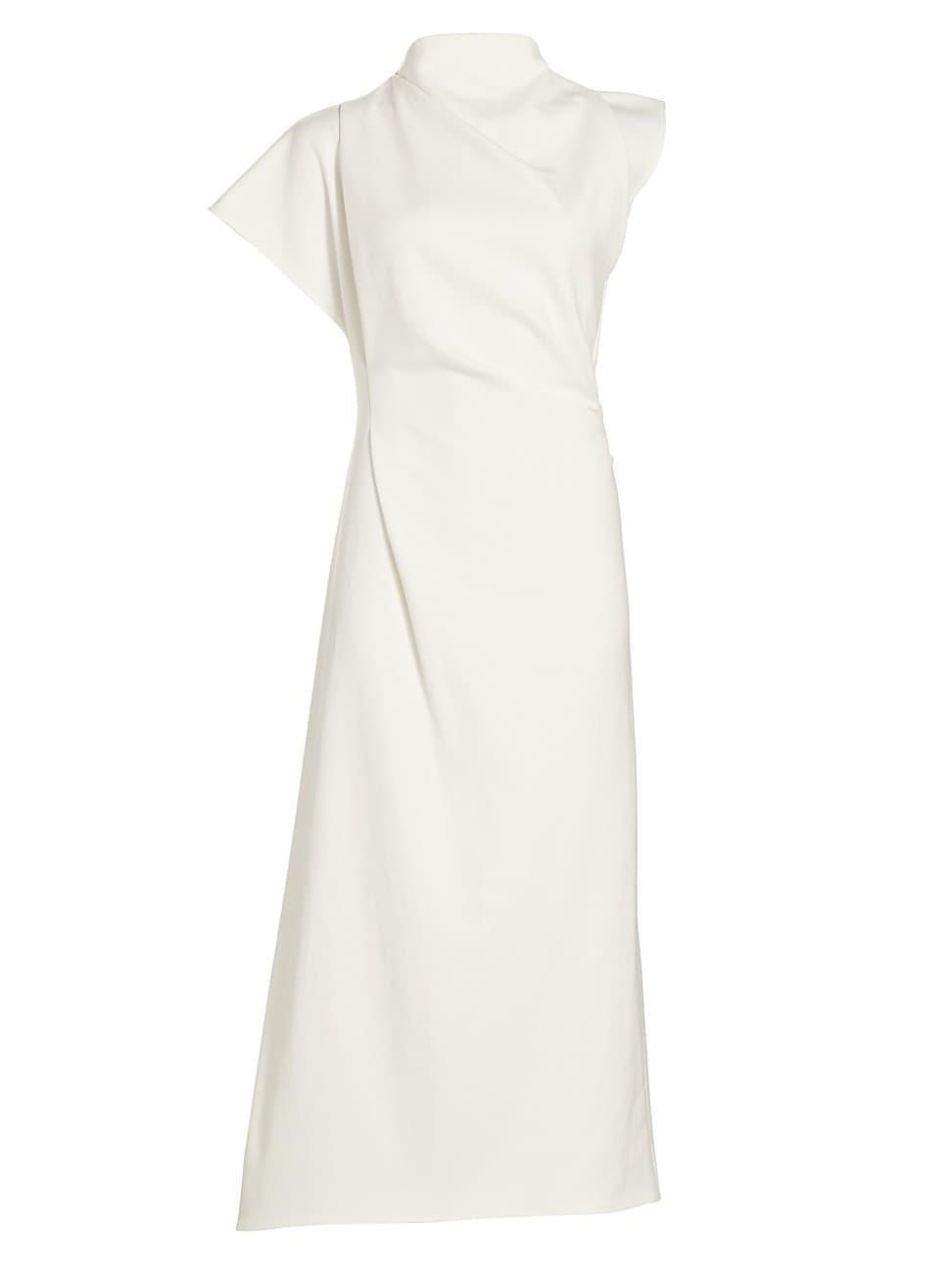 Womens Zola Asymmetric Midi-Dress Product Image