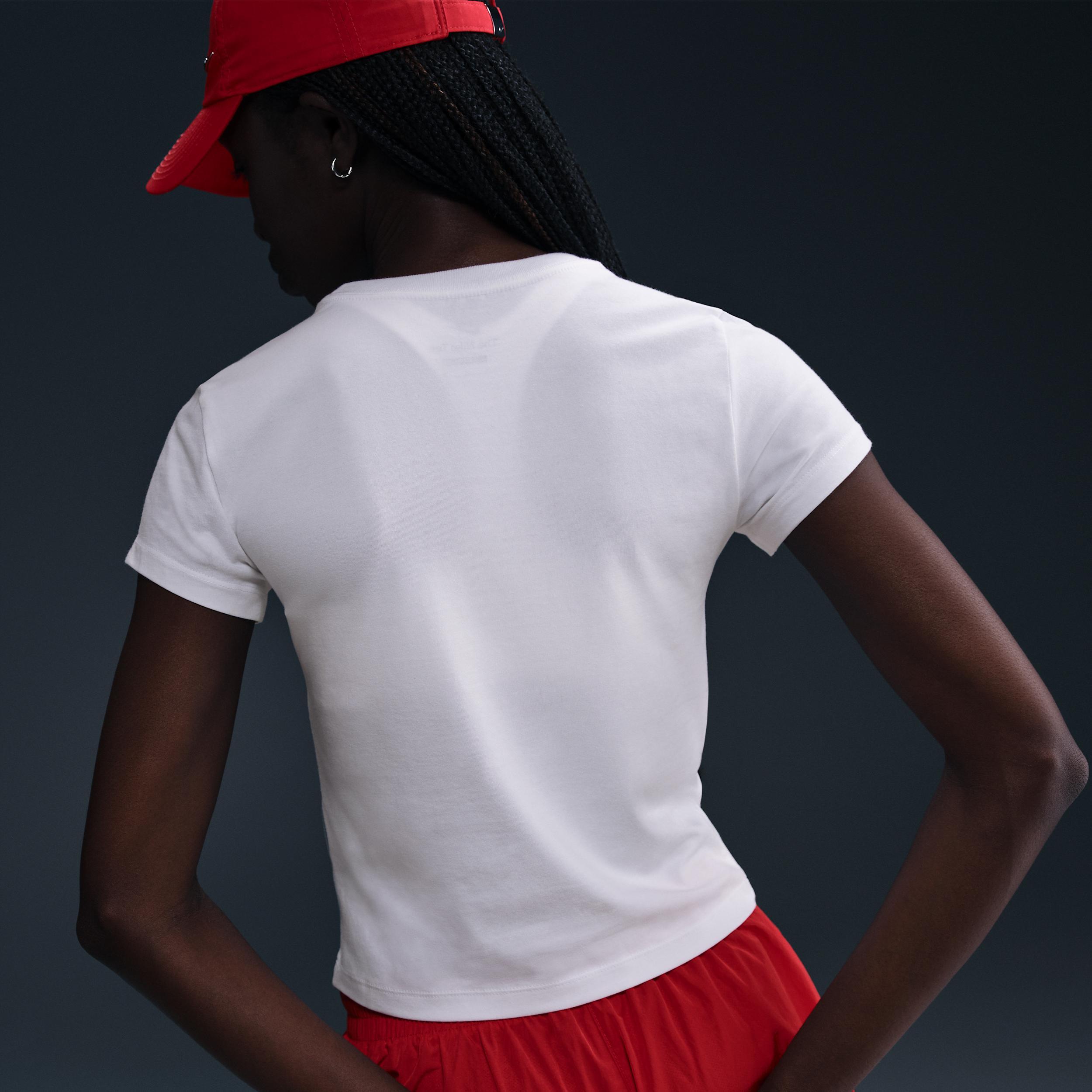 Women's Nike Sportswear Chill Knit Slim Cropped T-Shirt Product Image