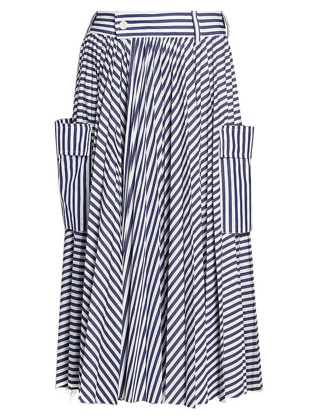 Womens Thomas Mason Stripe Maxi Skirt Product Image