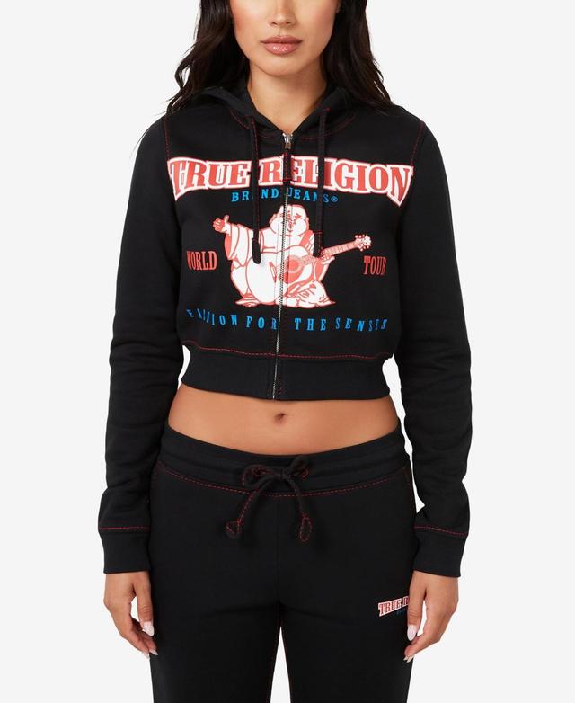 True Religion Womens Anniversary Big T Zip Hoodie Product Image