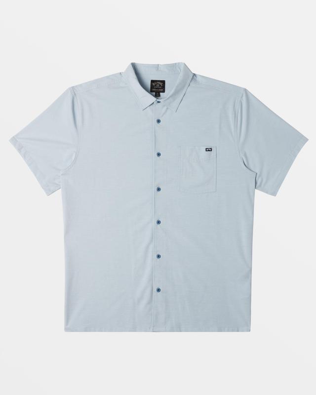 A/Div Surftrek Trail Short Sleeve Shirt - Smoke Blue Male Product Image