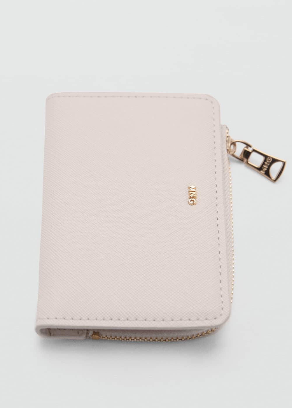 MANGO - Wallet decorative stitching - One size - Women Product Image