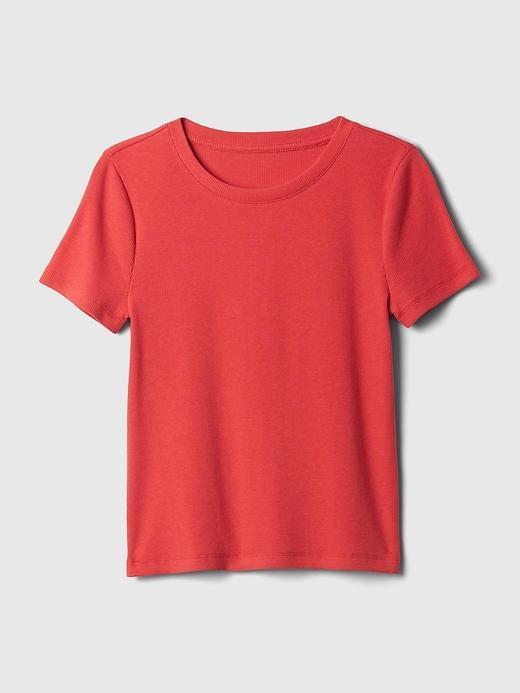 Modern Rib Cropped T-Shirt Product Image