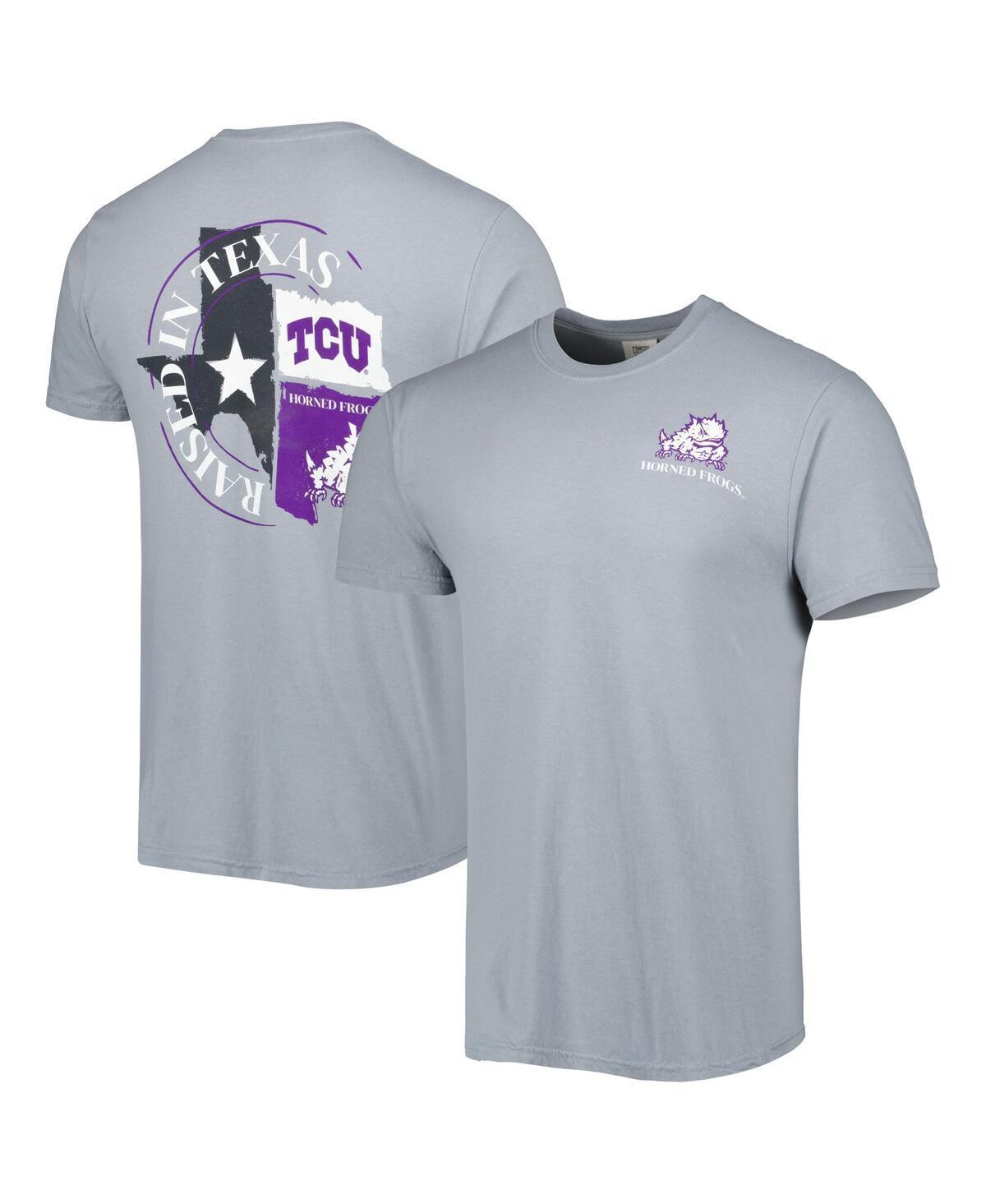 Mens Gray Tcu Horned Frogs Hyperlocal T-shirt Product Image