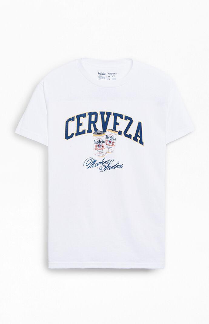 Market Men's x Modelo Cerveza T-Shirt Product Image