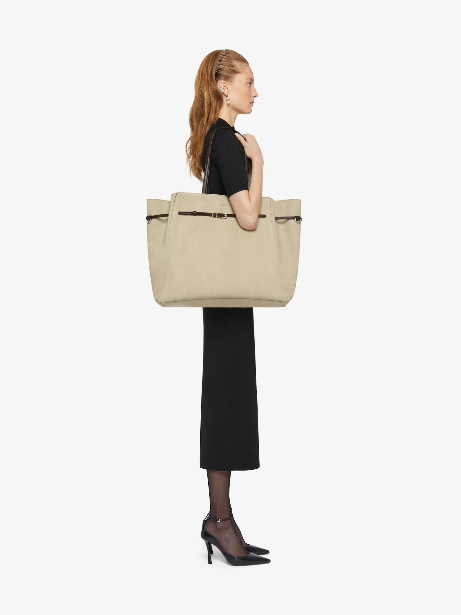 Large Voyou tote bag in canvas Product Image