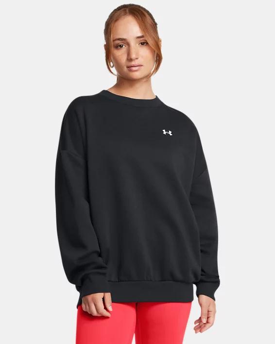 Plus Size Under Armour Rival Fleece Oversized Crew Sweatshirt, Womens Product Image