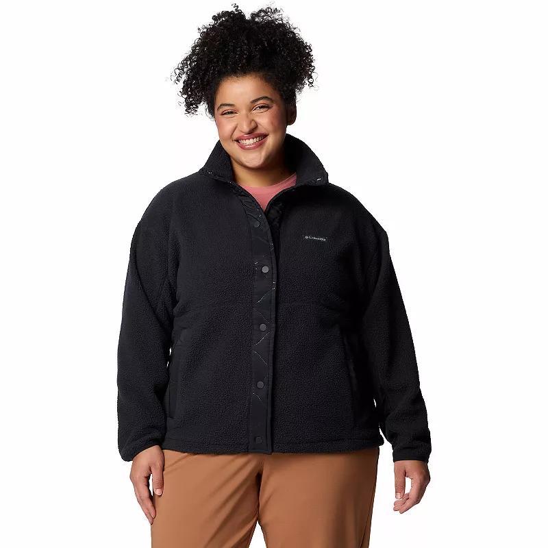 Plus Size Columbia Cloud Point Snap Fleece, Womens Product Image