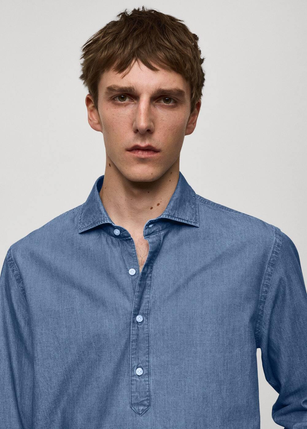 Mango Mens Cotton T-Shirt Product Image