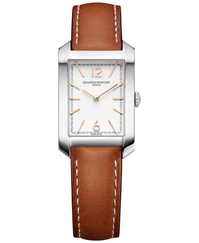 Womens Hampton Stainless Steel & Calfskin Leather Watch Product Image