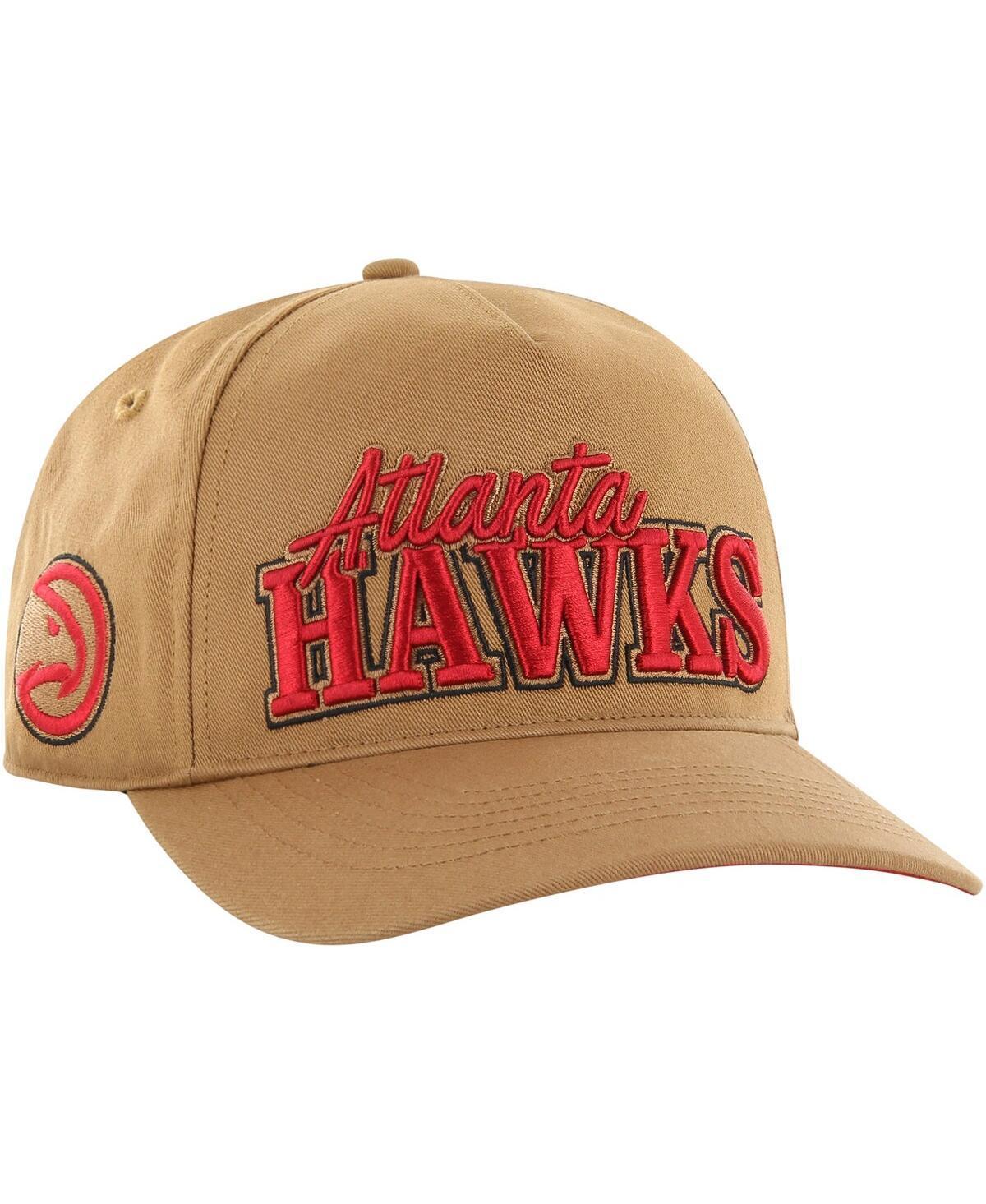 Mens 47 Brand Tan Atlanta Hawks Barnes Hitch Adjustable Hat Product Image