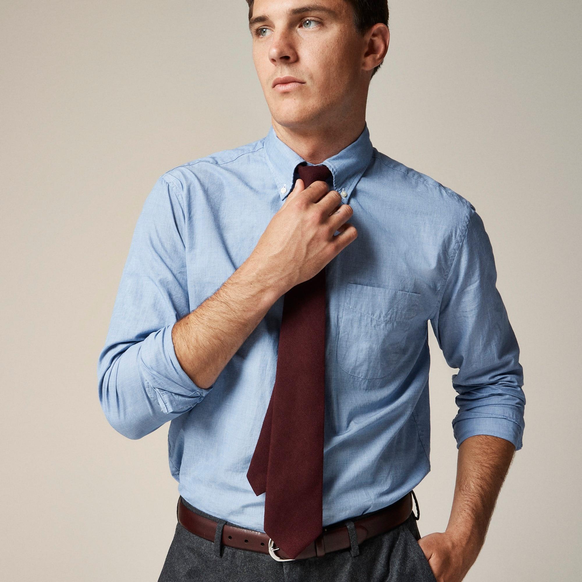 Italian wool-silk blend tie Product Image