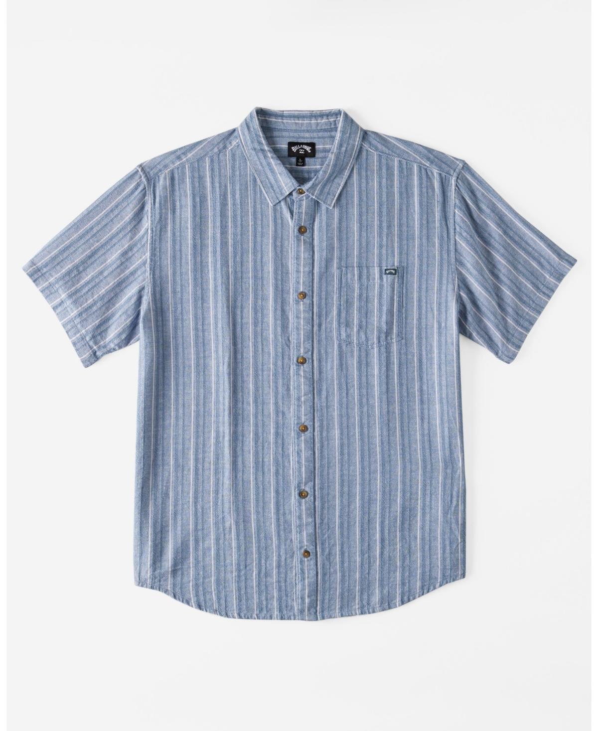 Billabong Mens All Day Stripe Short Sleeve Shirt Product Image