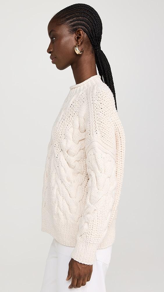 La Ligne Squiggle Cable Sweater | Shopbop Product Image