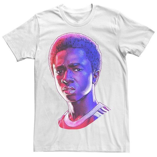 Mens Stranger Things Lucas Rose Tone Portrait Tee Product Image