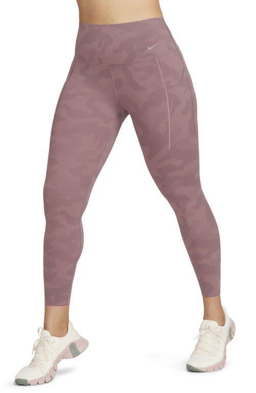 Nike Women's Universa Medium-Support High-Waisted 7/8 Camo Leggings with Pockets Product Image