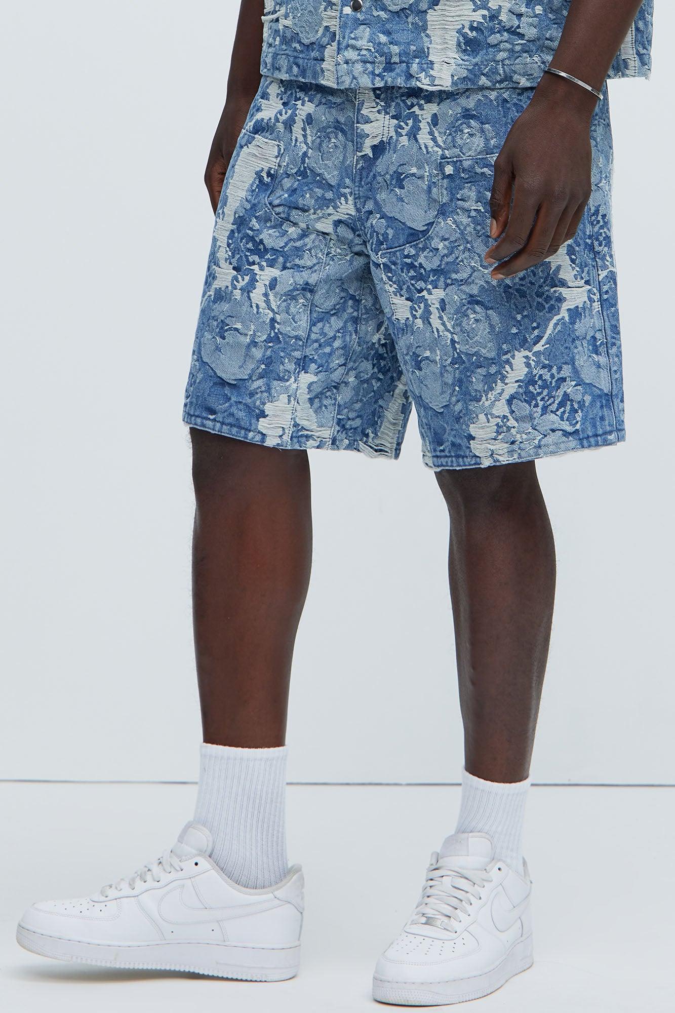 Inspired Relaxed Denim Shorts - Light Wash product image