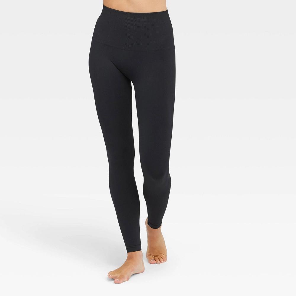 ASSETS by SPANX Women's Seamless Leggings - Black L Product Image