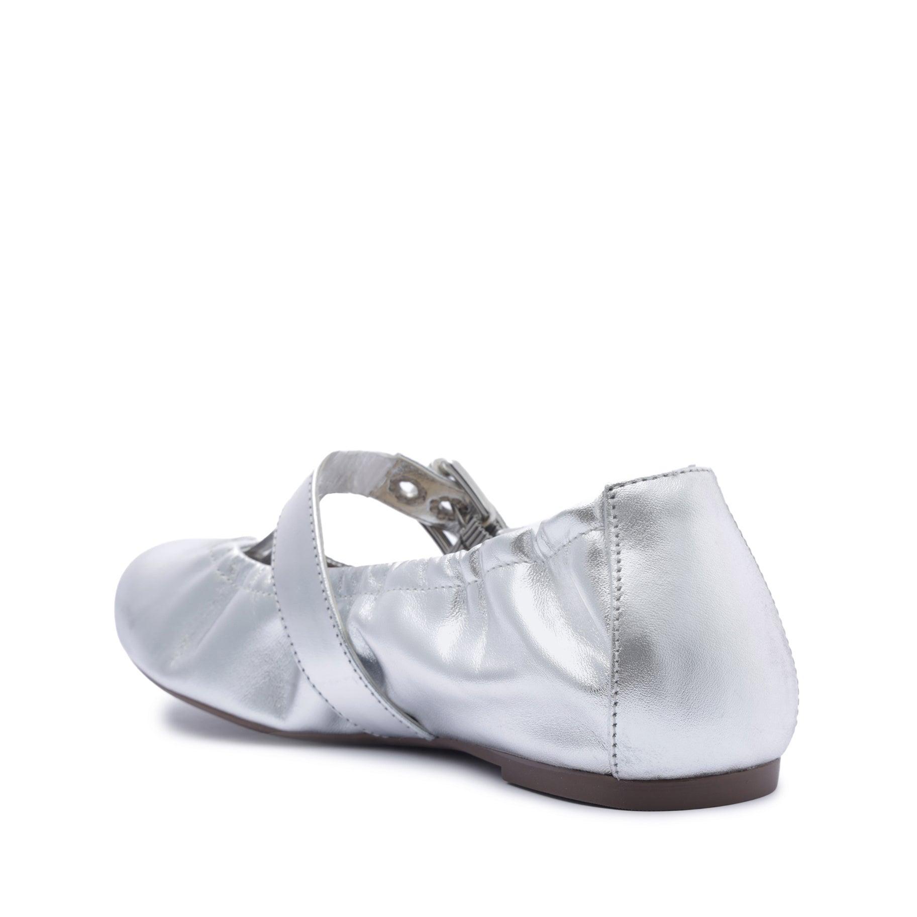 Calita Metallic Leather Flat Product Image