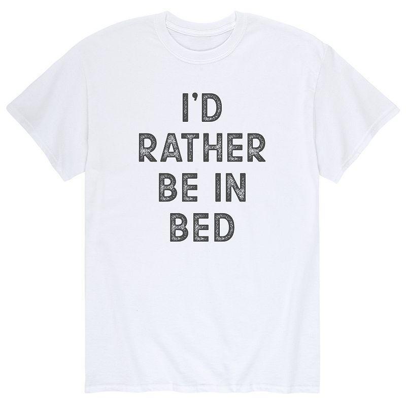 Mens Rather Be In Bed Tee Product Image