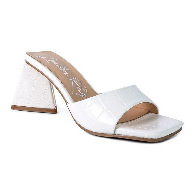 London Rag Trinity Triangle Block Heel Womens Sandals Product Image