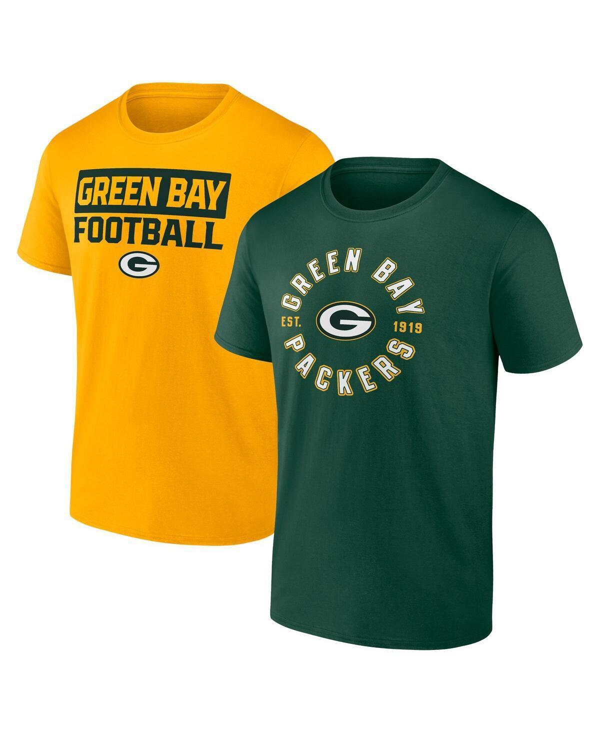 Mens Fanatics Branded Bay Packers Serve T-Shirt Combo Pack Product Image