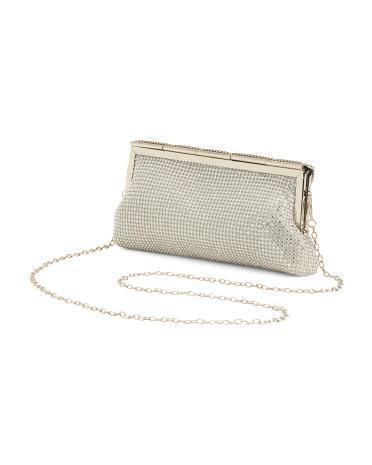 Rhinestone Clutch With Chain Strap for Women Product Image