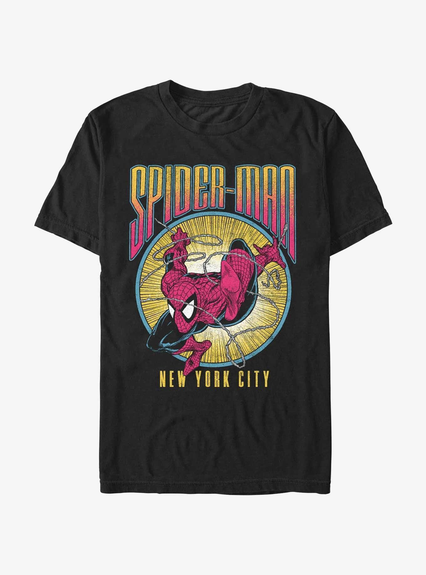 Marvel Spider-Man Spider Swing Circle T-Shirt Product Image