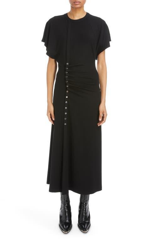 Rabanne Stud Detail Side Ruched Dress Product Image