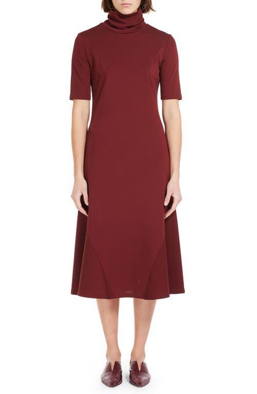 Womens Cady Mock Turtleneck Midi-Dress Product Image