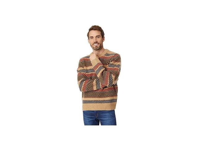 L.L.Bean Classic Raggwool Crew Sweater Fair Isle Regular (Barley) Men's Clothing Product Image