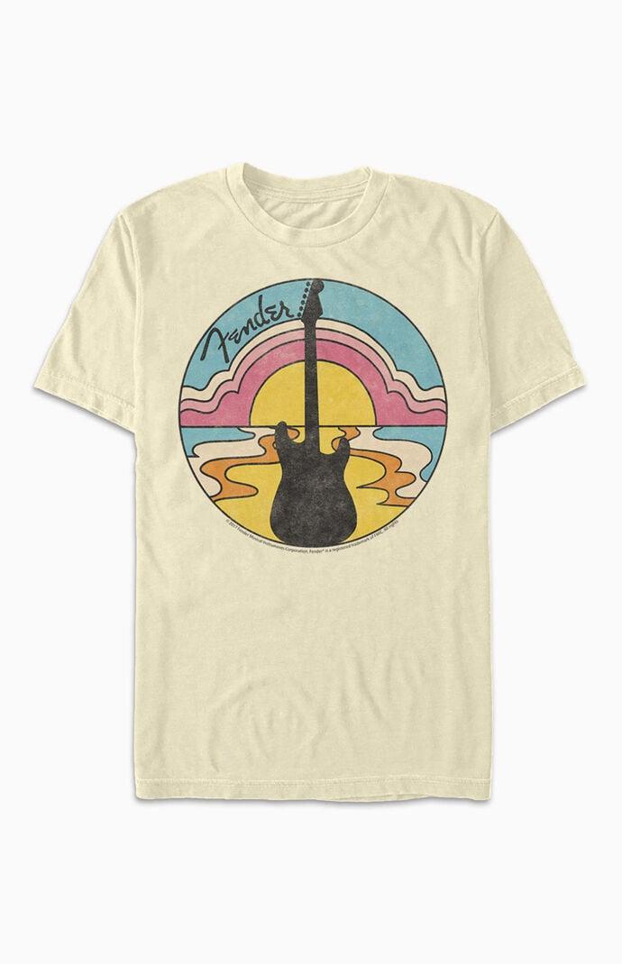 Women's '70s Fender Guitar T-Shirt Product Image