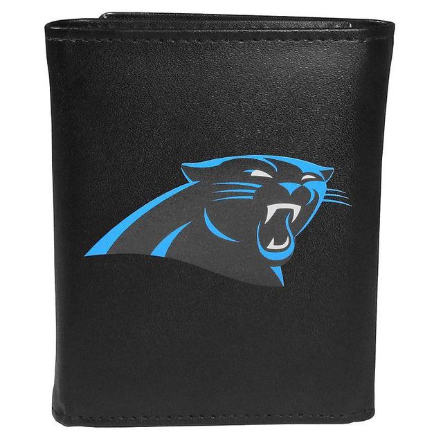 Mens Carolina Panthers Logo Tri-Fold Wallet Product Image