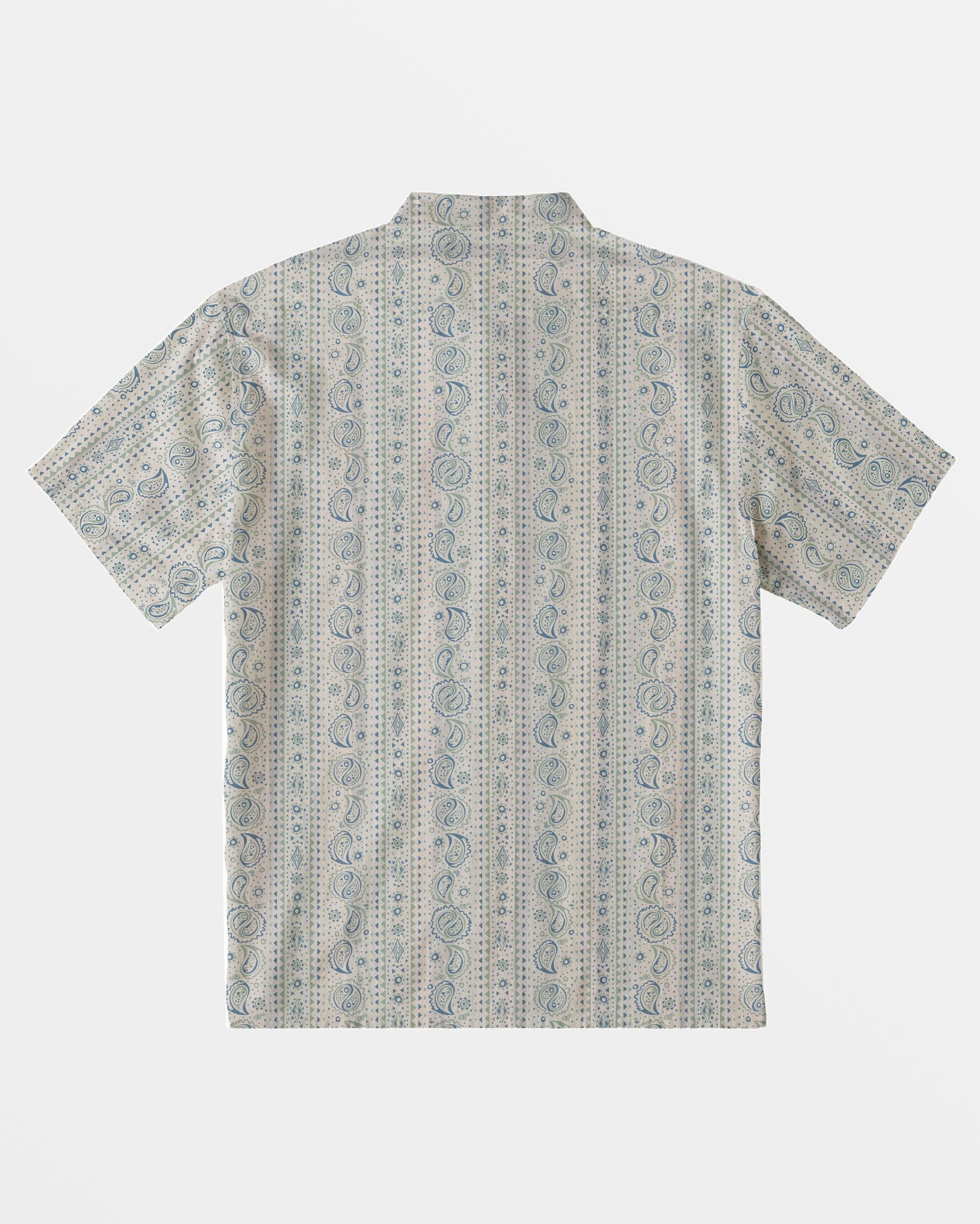 Sundays Jacquard Short Sleeve Shirt - Taupe Male Product Image