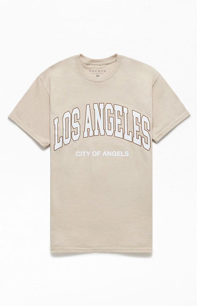 PacSun Mens Los Angeles Collegiate T-Shirt - Brownmall Product Image