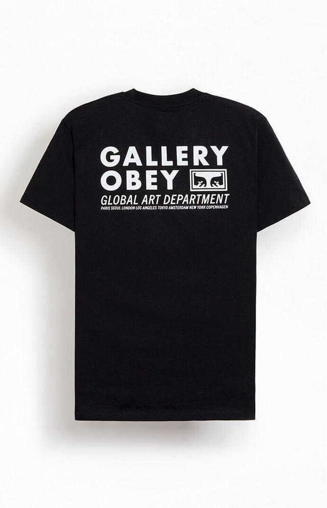 Obey Mens Global Art Department T-Shirt Product Image