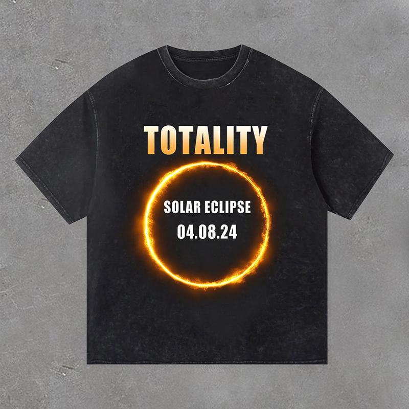 Total Eclipse Graphic Acid Wash T-Shirt Product Image