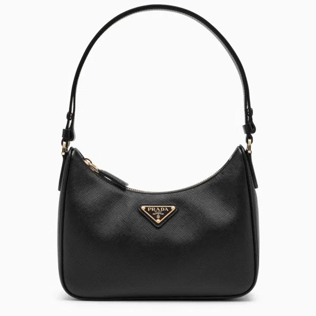 Re-edition Black Mini Bag In Saffiano Women Product Image