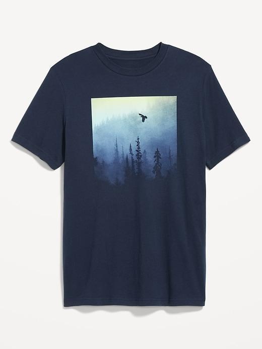 Mens T-Shirt in Cotton Product Image