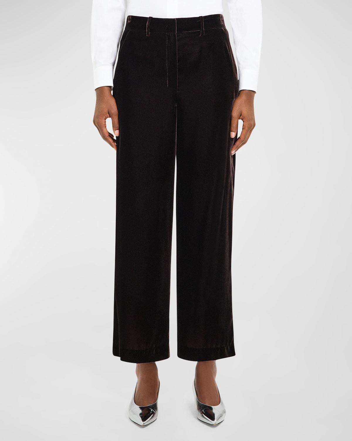 Velvet Relax Straight-Leg Pants Product Image